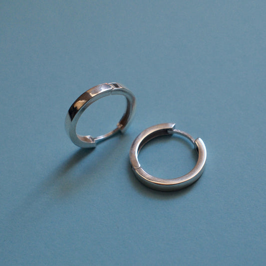 Srebrne kolczyki koła ø2 cm