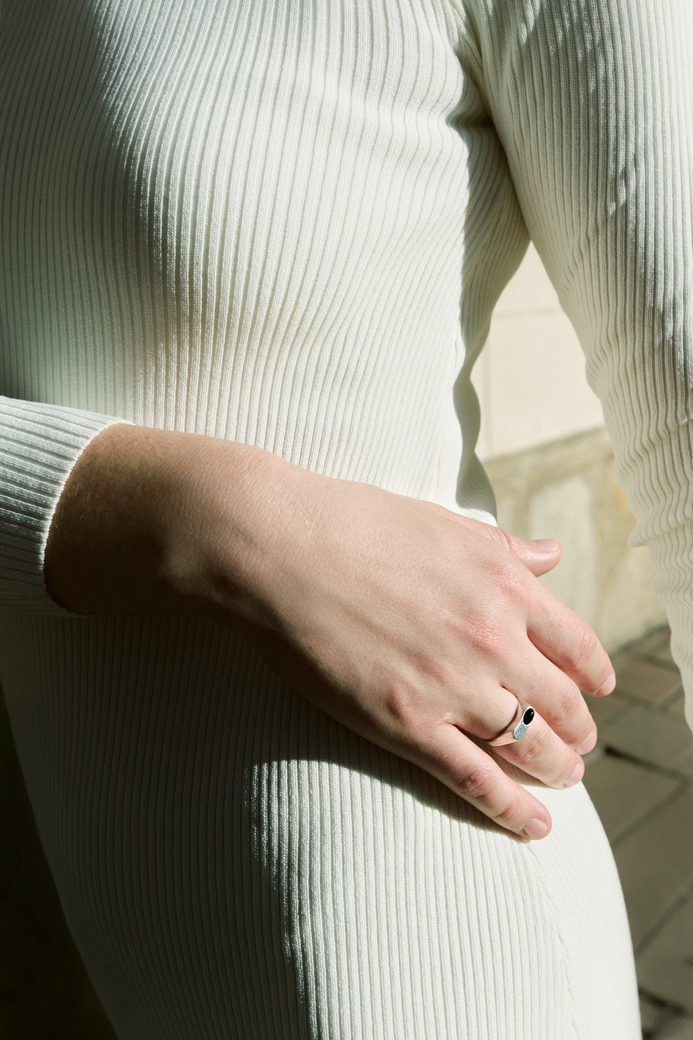 Sygnet z kamieniem - Figa