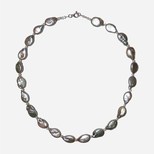 Naszyjnik z nieregularną perłą