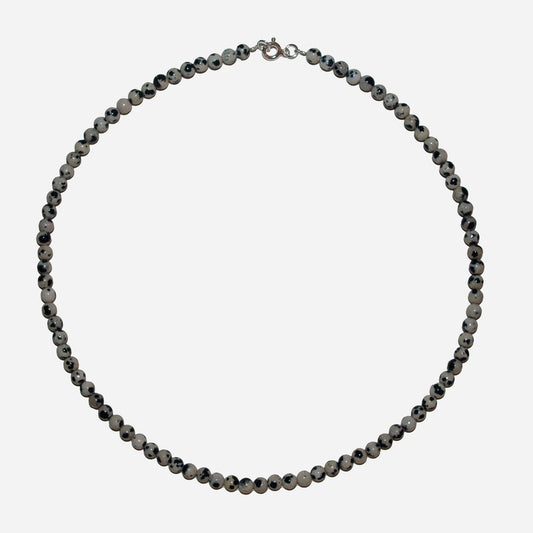 Naszyjnik z jaspisem dalmatyńskim