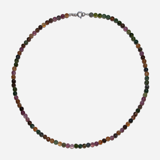 Naszyjnik z kolorowym turmalinem