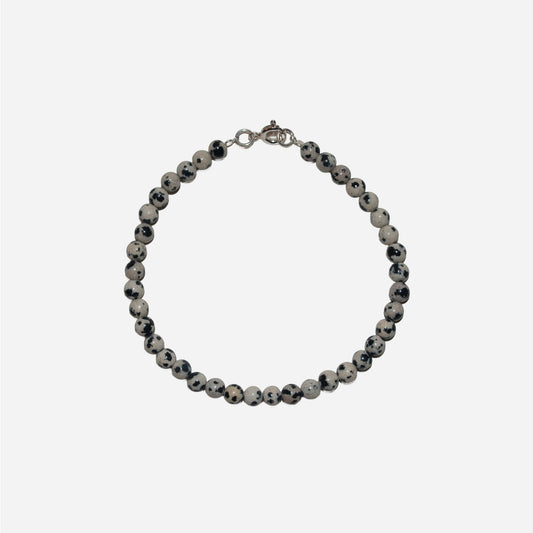 Bransoletka z jaspisem dalmatyńskim